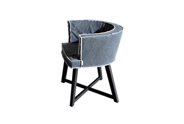 GRAY 26 - Fabric easy chair with removable cover by Gervasoni - view 3