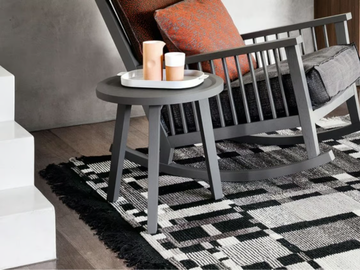 GRAY 44 - Round wooden high side table by Gervasoni - view 3