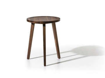 GRAY 44 - Round wooden high side table by Gervasoni - view 2