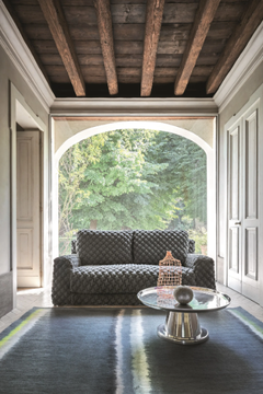 LOLL 10 - 2 seater fabric sofa with removable cover by Gervasoni - view 3