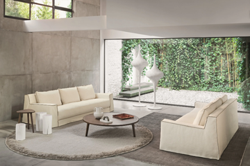 LOLL 14 - 4 seater fabric sofa with removable cover by Gervasoni - view 3