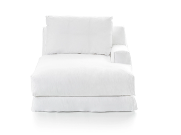 LOLL 20 R-L - Fabric day bed with removable cover by Gervasoni - view 2