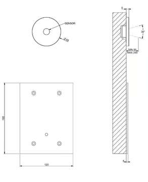 CESELLO - Wall-mounted electronic stainless steel remote control tap by Gessi - view 3