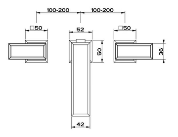 ELEGANZA - 3 hole metal washbasin mixer without waste by Gessi - view 3