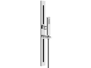 ELEGANZA SHOWER - Brass shower wallbar with hand shower by Gessi - view 3