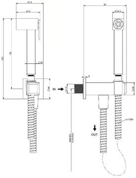 ELEGANZA - Wall-mounted brass Shut-off by Gessi - view 3