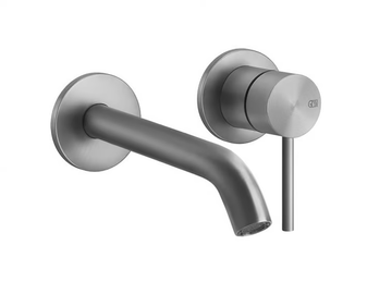 FLESSA - 2 hole wall-mounted stainless steel washbasin mixer by Gessi - view 3