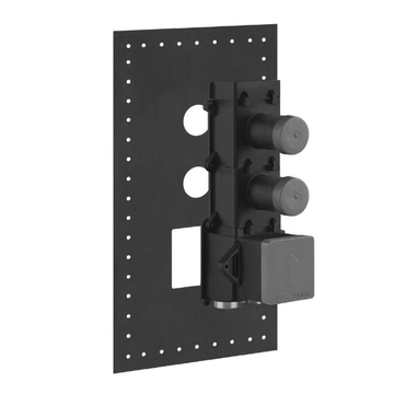 GESSI 316 - 3 hole metal shower mixer with plate by Gessi - view 3