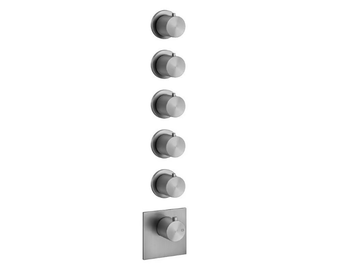 GESSI 316 - 6 hole Recessed metal shower mixer by Gessi - view 2