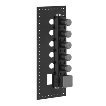 GESSI 316 - 6 hole Recessed metal shower mixer by Gessi - view 3
