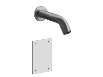TRAME - Wall-mounted electronic stainless steel washbasin tap by Gessi - view 3