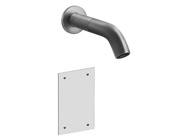 CESELLO - Wall-mounted electronic stainless steel washbasin tap by Gessi - view 2