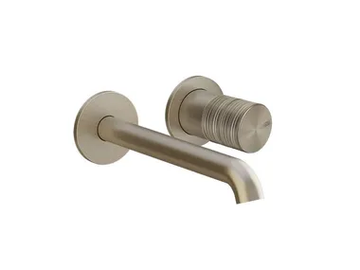 HABITO TRAME - Wall-mounted chromed brass washbasin mixer by Gessi - view 2
