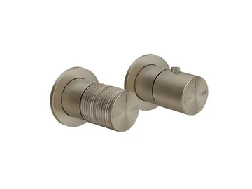 HABITO TRAME - Thermostatic chromed brass shower mixer by Gessi - view 2