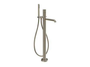 HABITO UNITO - Floor standing chromed brass bathtub mixer by Gessi - view 2