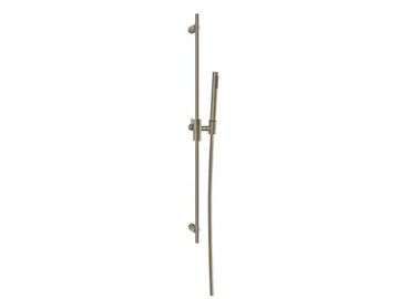 HABITO UNITO - Chromed brass shower wallbar with hand shower by Gessi - view 2
