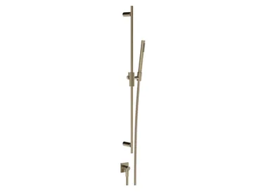 INVERSO DIAMANTATO - Chromed brass shower wallbar with hose by Gessi - view 2