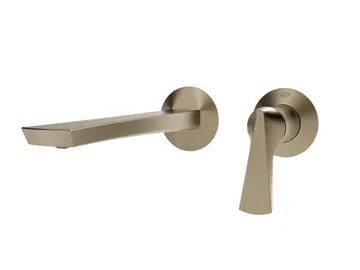 VENTAGLIO - Wall-mounted chromed brass washbasin mixer by Gessi - view 2