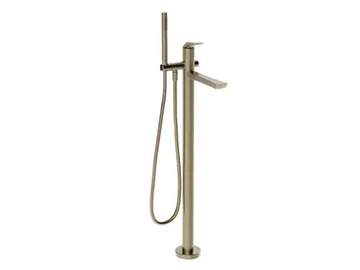 VENTAGLIO - Floor standing chromed brass bathtub mixer by Gessi - view 2