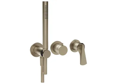VENTAGLIO - Chromed brass shower mixer with hand shower by Gessi - view 2