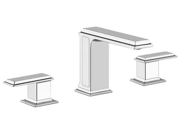 ELEGANZA - 3 hole metal washbasin mixer without waste by Gessi - view 2