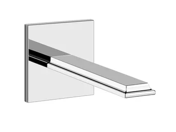 ELEGANZA - Wall-mounted metal sink spout by Gessi - view 2
