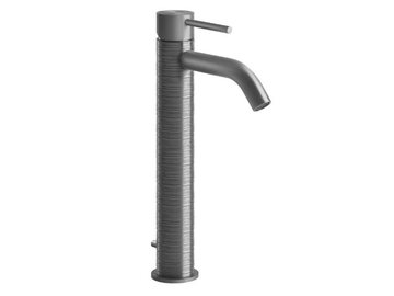 TRAME - Countertop stainless steel washbasin mixer with pop up waste by Gessi - view 3
