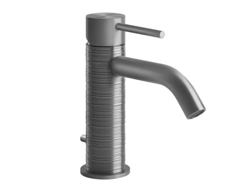 TRAME - Countertop stainless steel washbasin mixer with pop up waste by Gessi - view 2