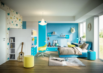 QUADRA JR - Wooden wall shelf by Giessegi - view 3