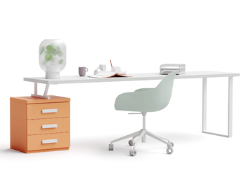 2802 / 8731 / 8625 / 8603 - Rectangular wooden Kids writing desk with drawers by Giessegi - view 2
