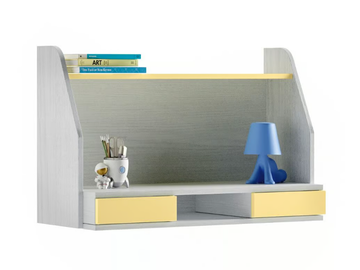 UP! - Rectangular wooden Kids writing desk with drawers by Giessegi - view 2