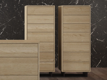 BERNA - Wooden chest of drawers by Giessegi - view 2
