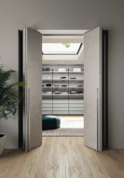 CA13 - Corner sectional wooden walk-in wardrobe by Giessegi - view 3