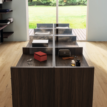 CA03 - Sectional wooden walk-in wardrobe by Giessegi - view 3