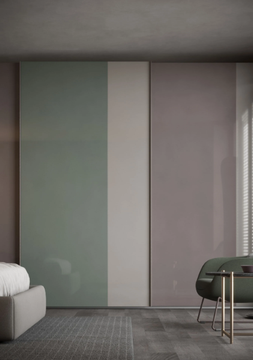 LINK - Built-in wooden wardrobe with sliding doors by Giessegi - view 3