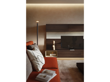 LV714 - Storage wall with secretary desk by Giessegi - view 3