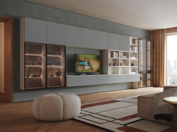 LV721 - Storage wall by Giessegi - view 2