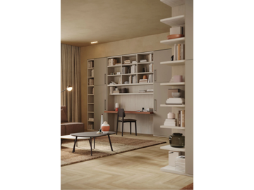 LV722 - Open Corner bookcase by Giessegi - view 3