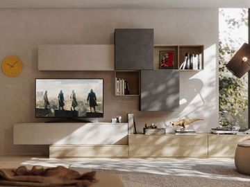 LV729 - Storage wall by Giessegi - view 2