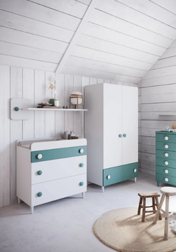 TOP BABY - Built-in wooden wardrobe by Giessegi - view 3