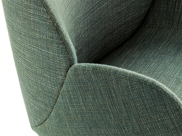 CALATHEA - Fabric easy chair by Giorgetti - view 3