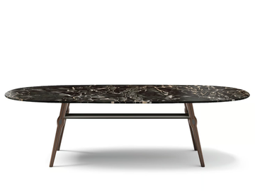 AGO - Oval marble table by Giorgetti - view 2