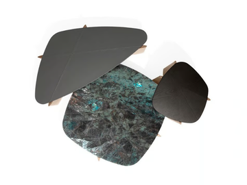 GRIFFE - Low ash coffee table by Giorgetti - view 3