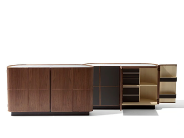 MOORE - Wooden sideboard with doors by Giorgetti - view 2