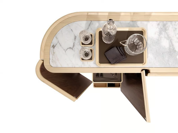 MOORE - Wooden sideboard with doors by Giorgetti - view 3