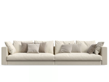 SKYLINE - 5 seater fabric sofa by Giorgetti - view 2