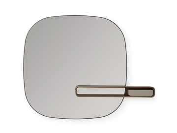 UYUNI - Wall-mounted hall mirror with shelf by Giorgetti - view 2