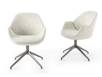 CALATHEA - Fabric easy chair by Giorgetti - view 2