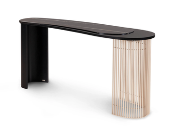 CASTELO - Oval marble and metal console table by Greenapple - view 2