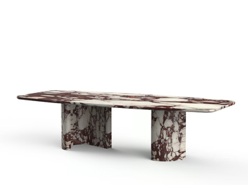 C&C - Calacatta Viola marble dining table by Greenapple - view 2